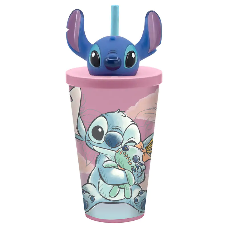 Disney Stitch 3D topper cane tumpler 500ml product photo