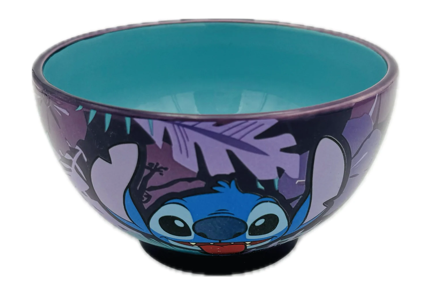 Disney Stitch Purple Flower Ceramic Bowl in Gift Box 600ml product photo