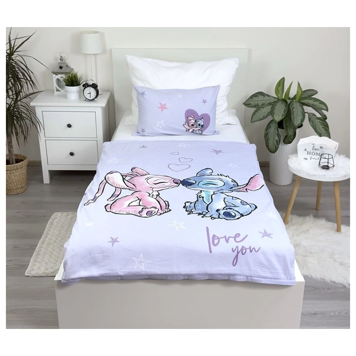Disney Stitch Purple Kids' Duvet Cover product photo