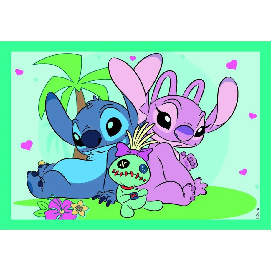 Disney Stitch puzzle 12+16+20+24pcs product photo