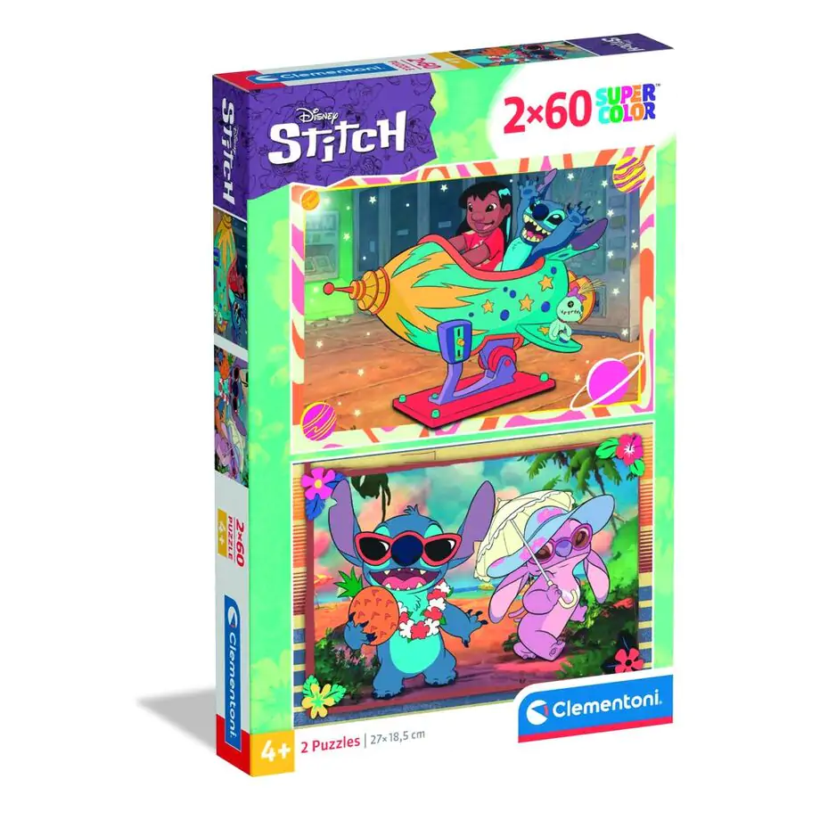 Disney Stitch puzzle 2x60pcs product photo