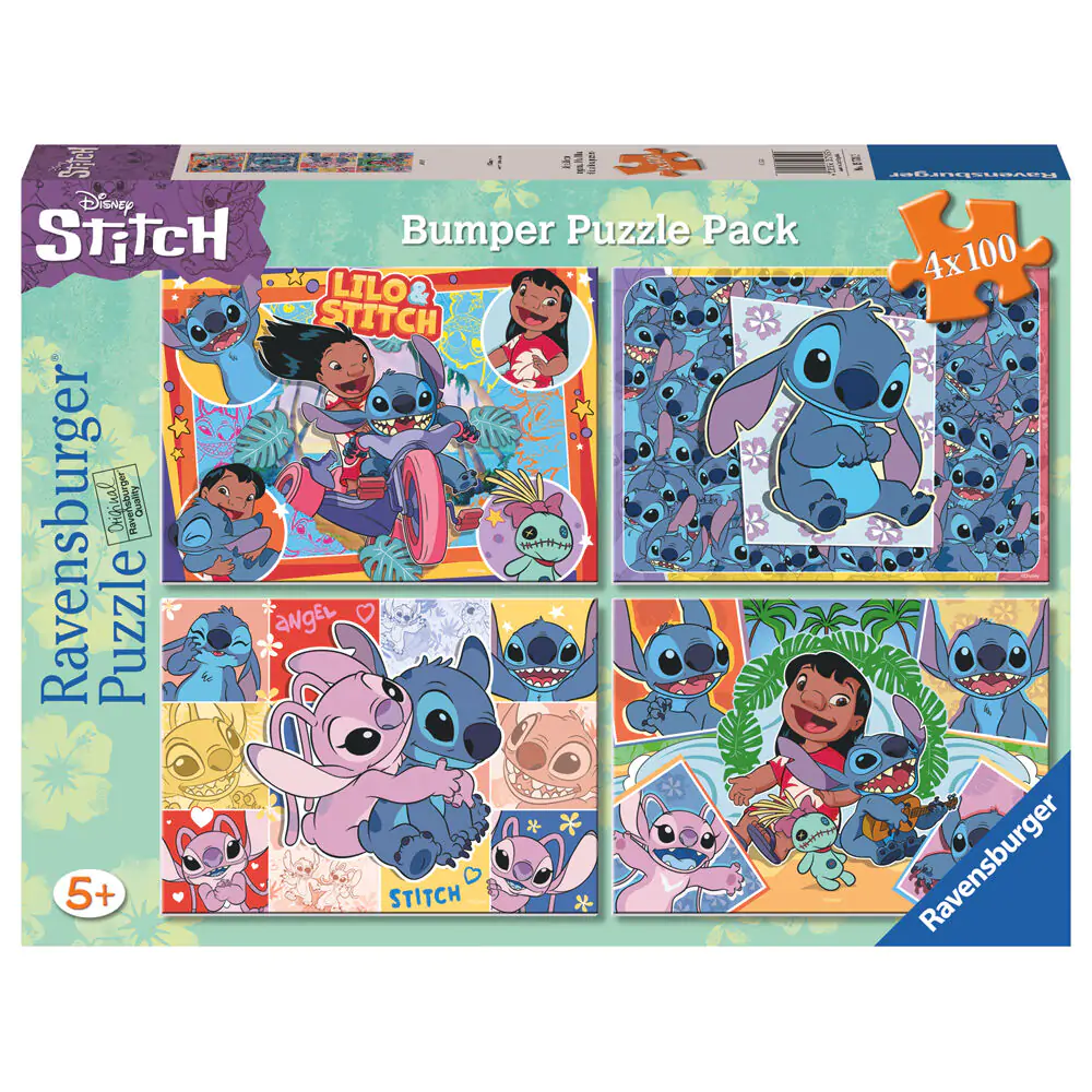 Disney Stitch puzzle 4x100pcs product photo