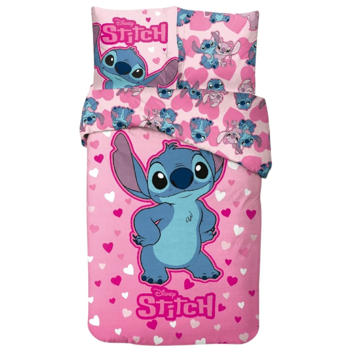 Disney Stitch Rose Heart duvet cover product photo
