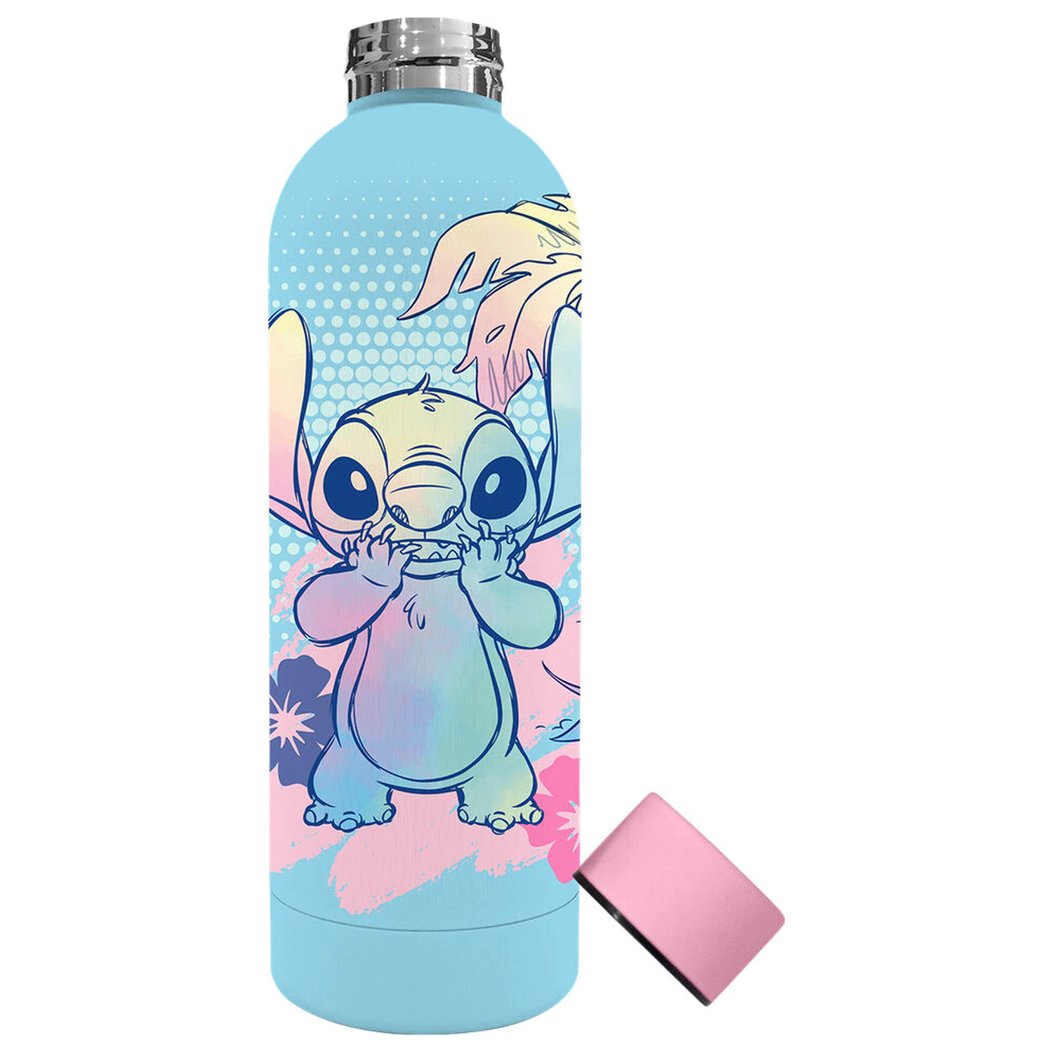 Disney Stitch stainless steel soft touch water bottle 500ml product photo