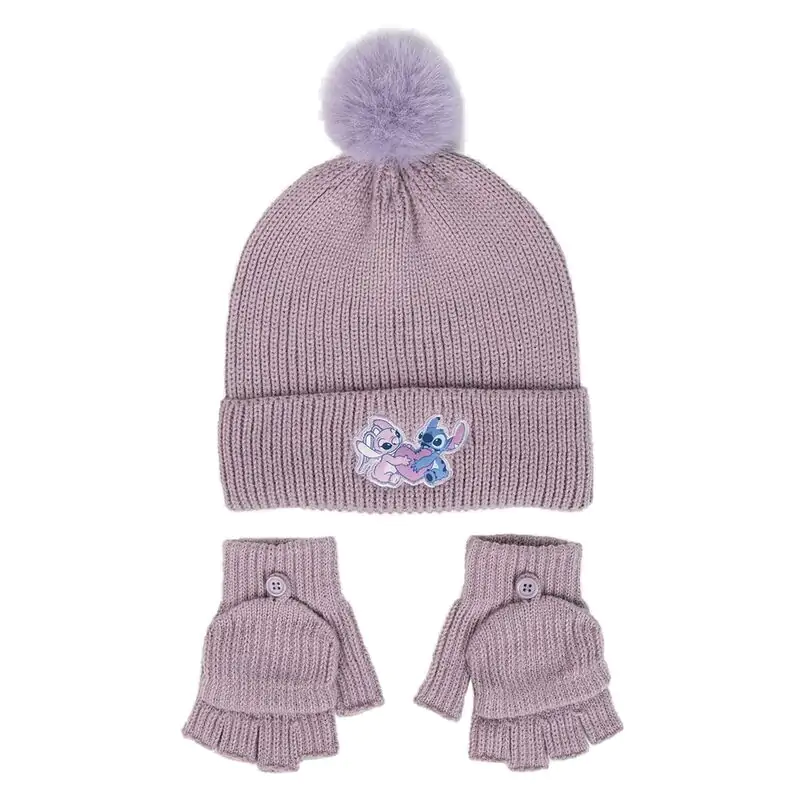 Disney Stitch hat and gloves set product photo