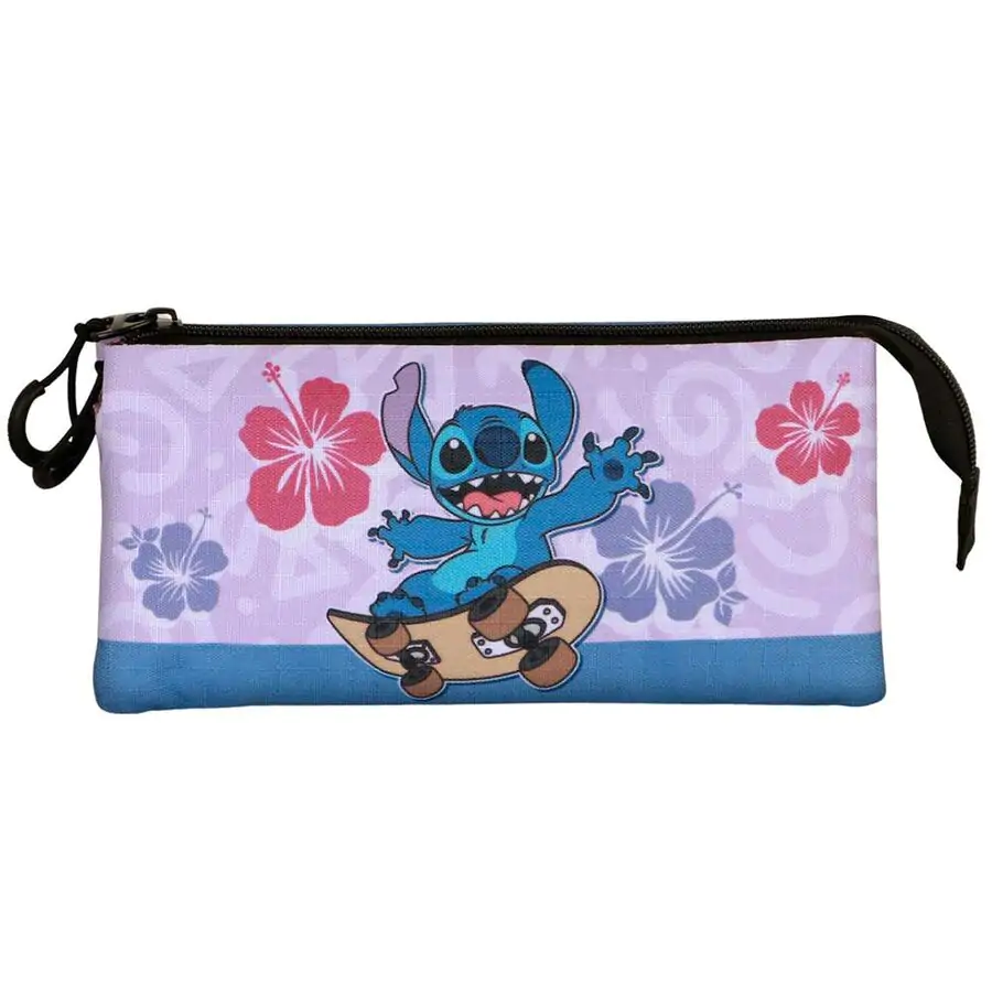 Disney Stitch Skate triple pencil case product photo