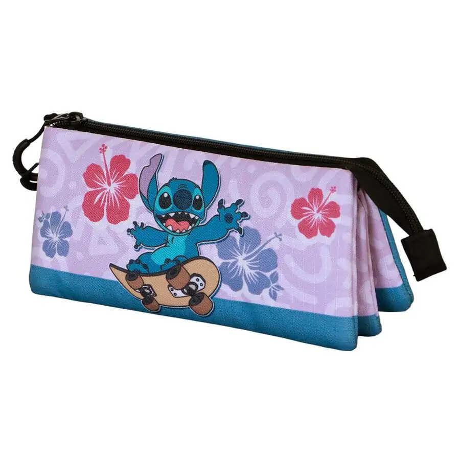 Disney Stitch Skate triple pencil case product photo