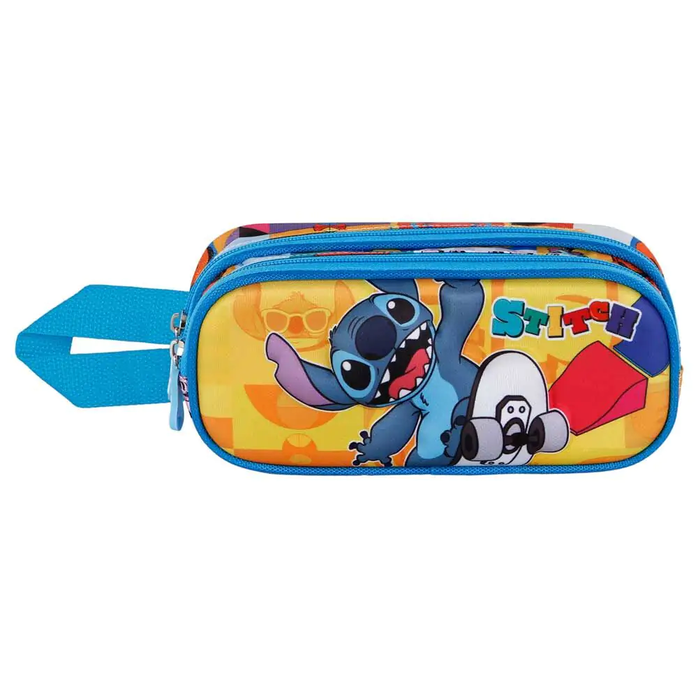 Disney Stitch Skater 3D double pencil case product photo