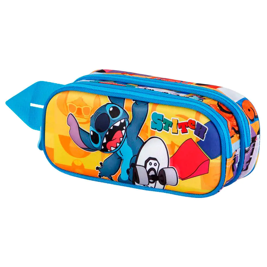 Disney Stitch Skater 3D double pencil case product photo