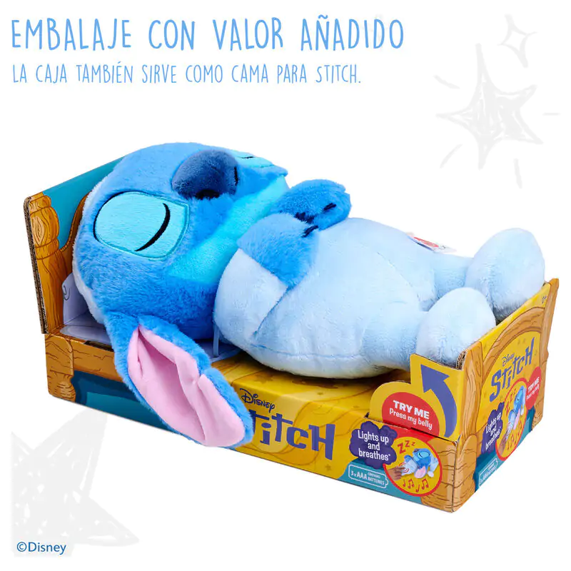 Disney Stitch Sleepy plush toy 31cm with sound product photo