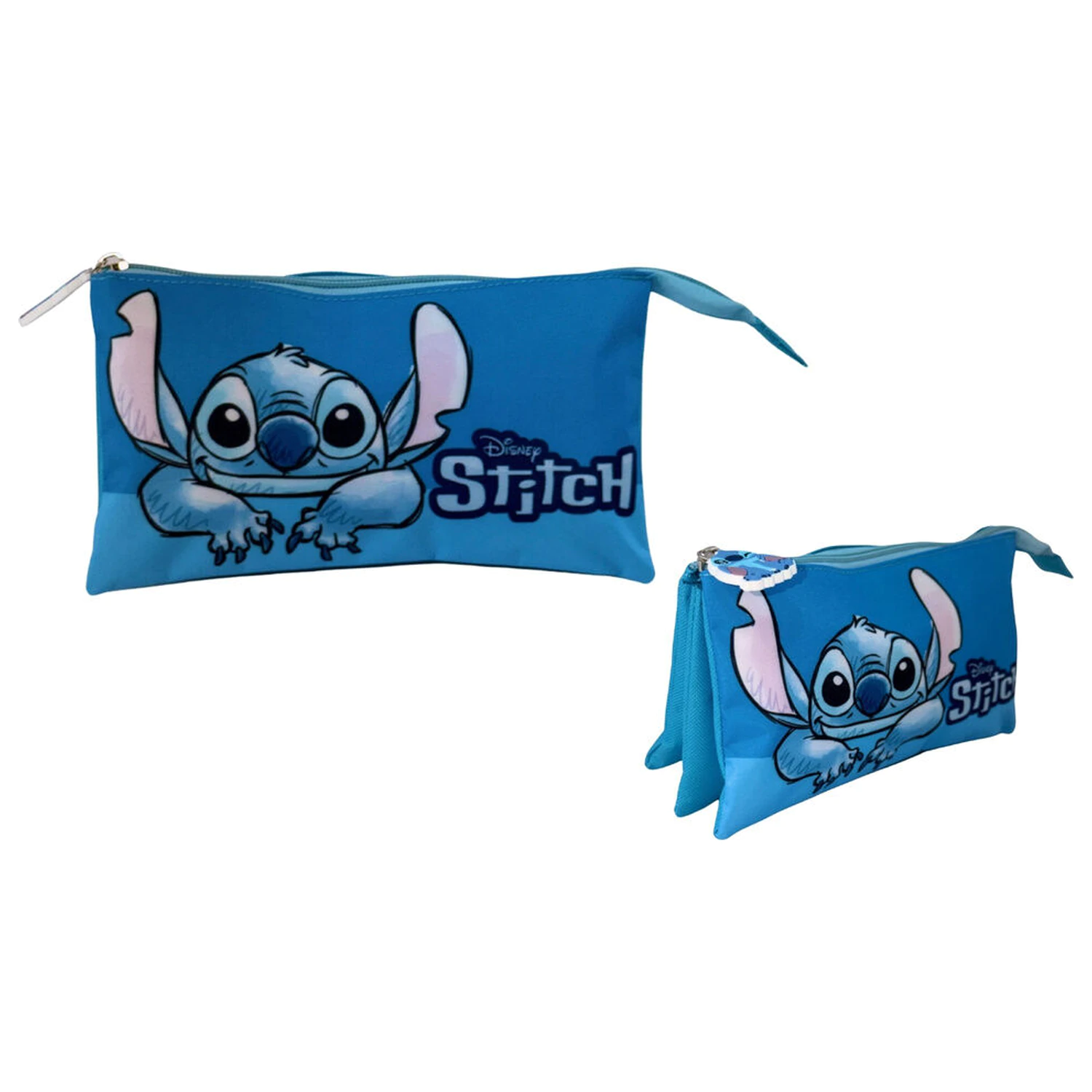 Disney Stitch Smile triple pencil case product photo