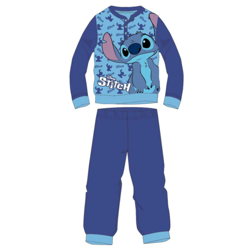 Disney Stitch dark blue kids pyjama termékfotó