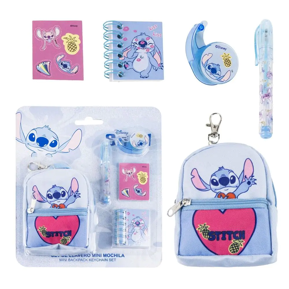 Disney Stitch Stationery mini backpack set product photo
