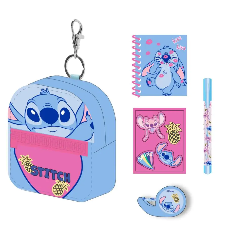 Disney Stitch Stationery mini backpack set product photo