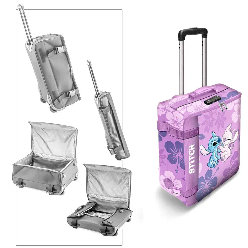 Disney Stitch - Stitch & Angel trolley suitcase 55cm termékfotó