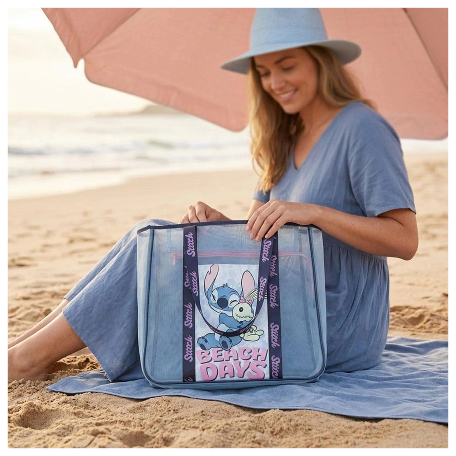 Disney Stitch premium beach bag product photo