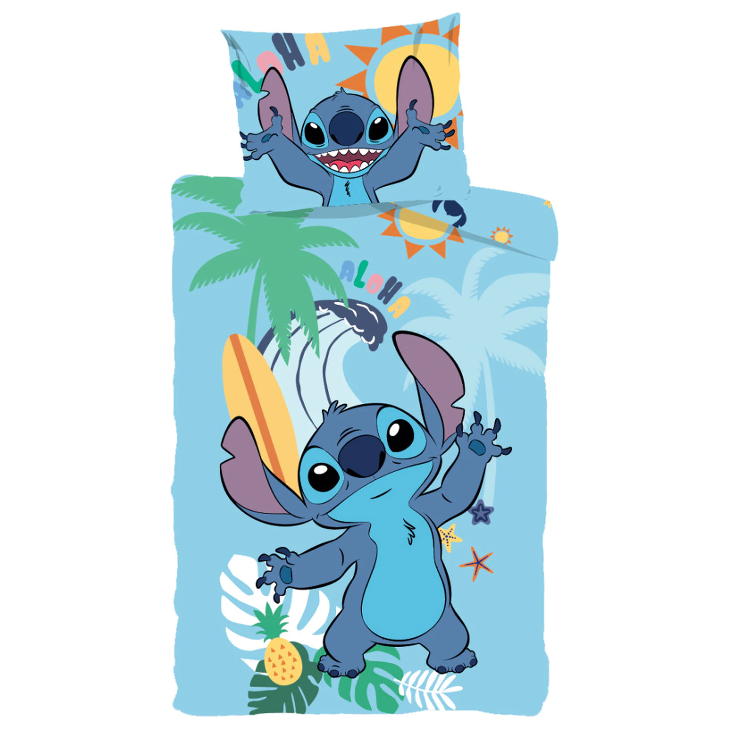 Disney Stitch Summer Duvet Cover product photo