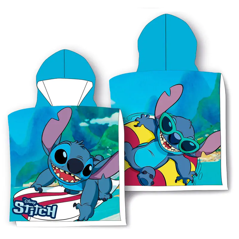 Disney Stitch Surf microfibre poncho towel termékfotó