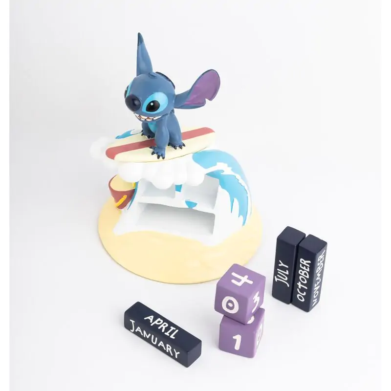 Disney Stitch Surfer 3D perpetual calendar product photo