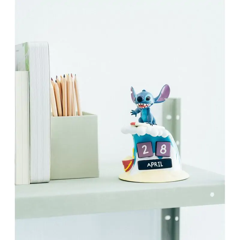 Disney Stitch Surfer 3D perpetual calendar product photo