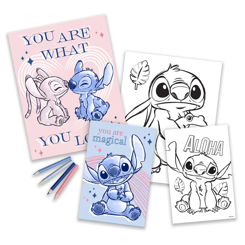 Disney Stitch coloring set termékfotó