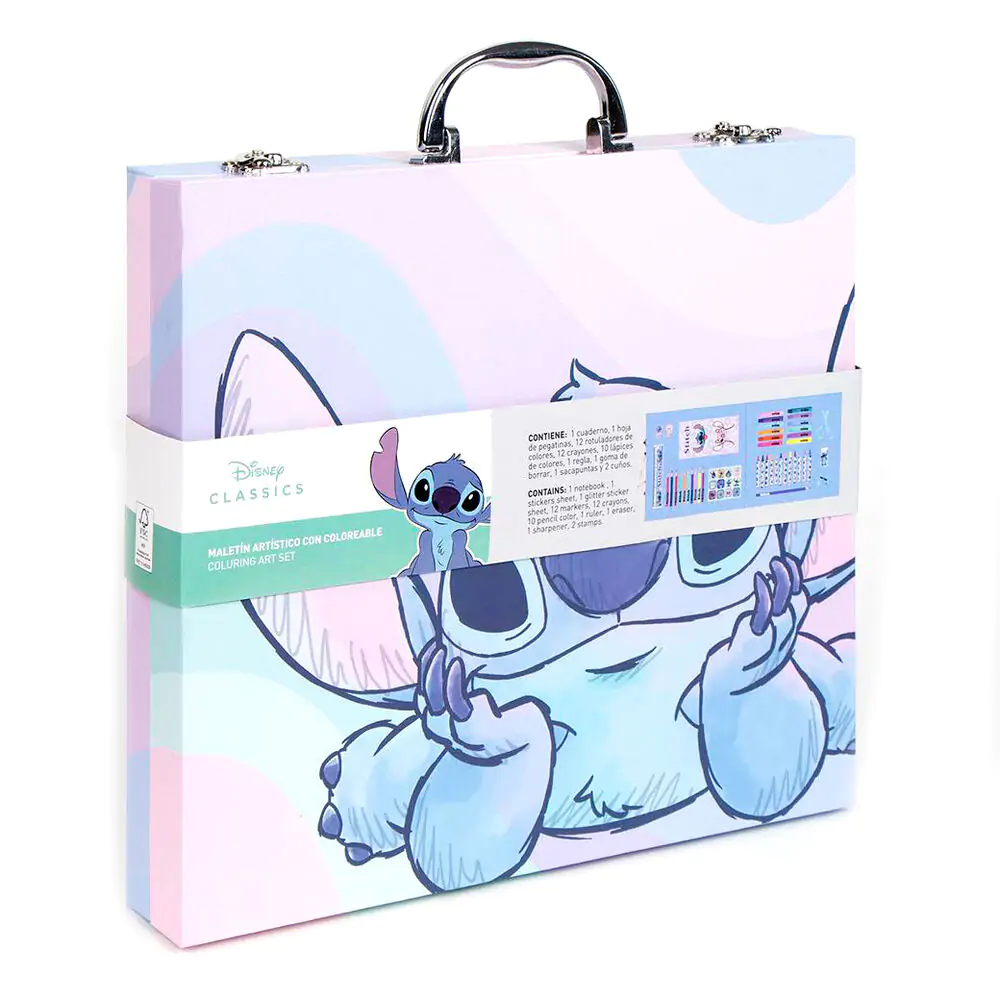 Disney Stitch colouring stationery case product photo