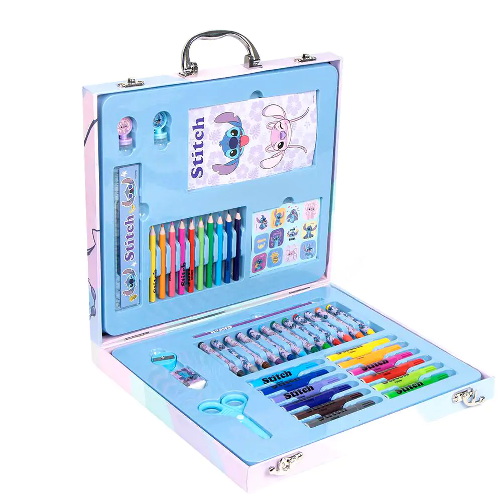 Disney Stitch colouring stationery case product photo