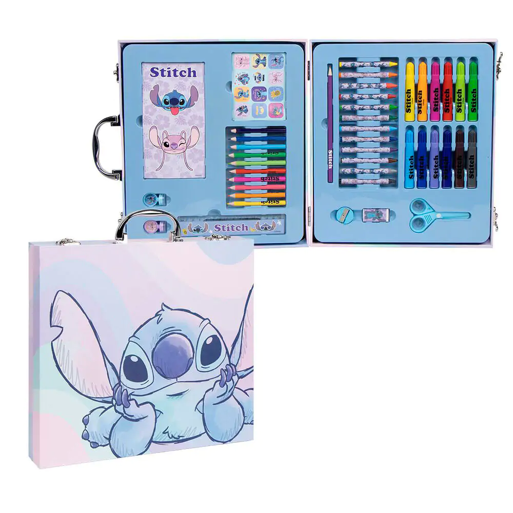 Disney Stitch colouring stationery case product photo