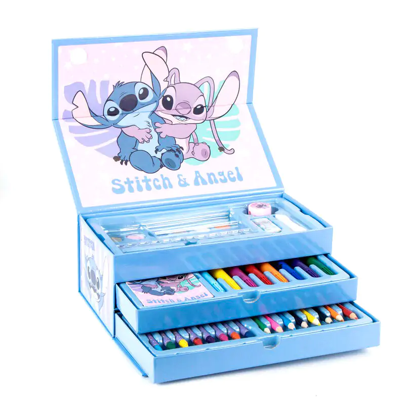 Disney Stitch colouring stationery case product photo