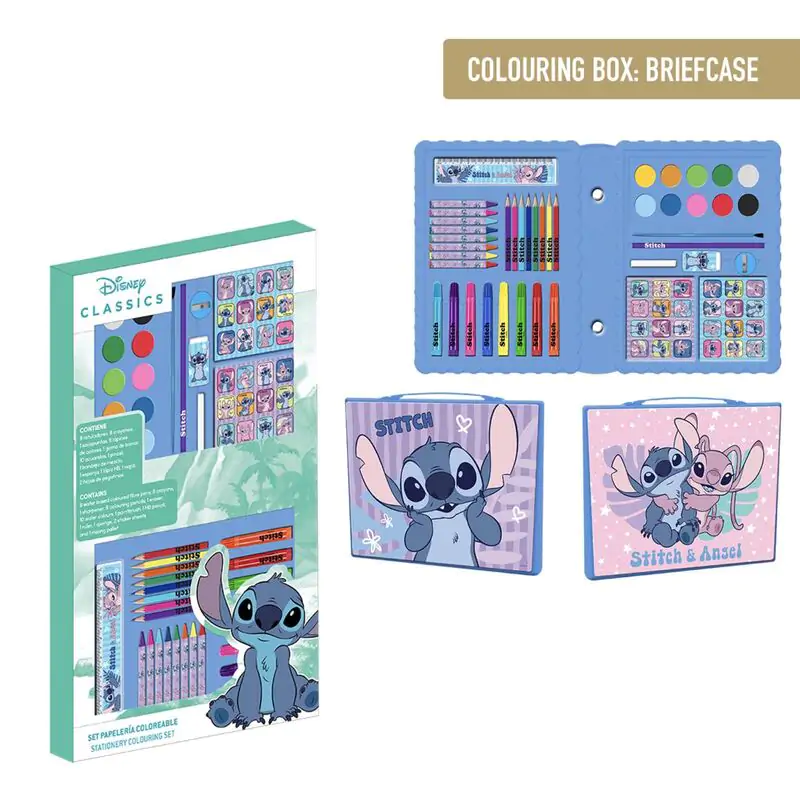 Disney Stitch colouring stationery set product photo