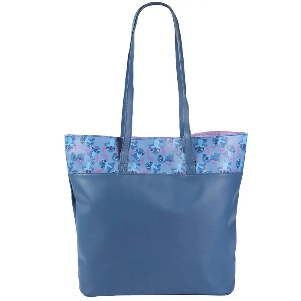 Lilo &amp; Stitch Faux Leather Shopping Bag Experiment 626 product photo
