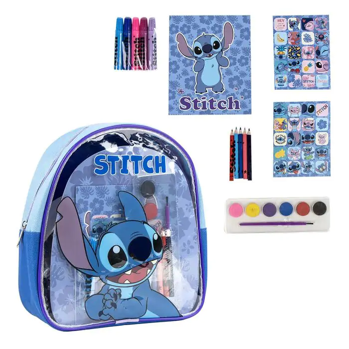 Disney Stitch backpack stationery set termékfotó