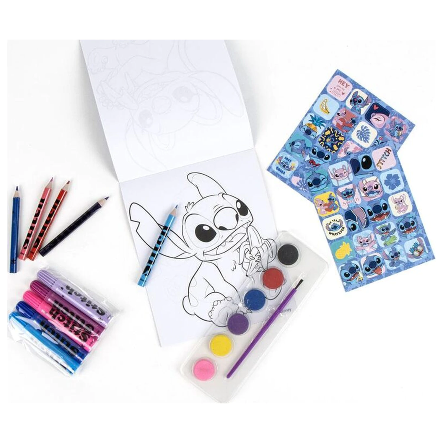 Disney Stitch backpack stationery set product photo