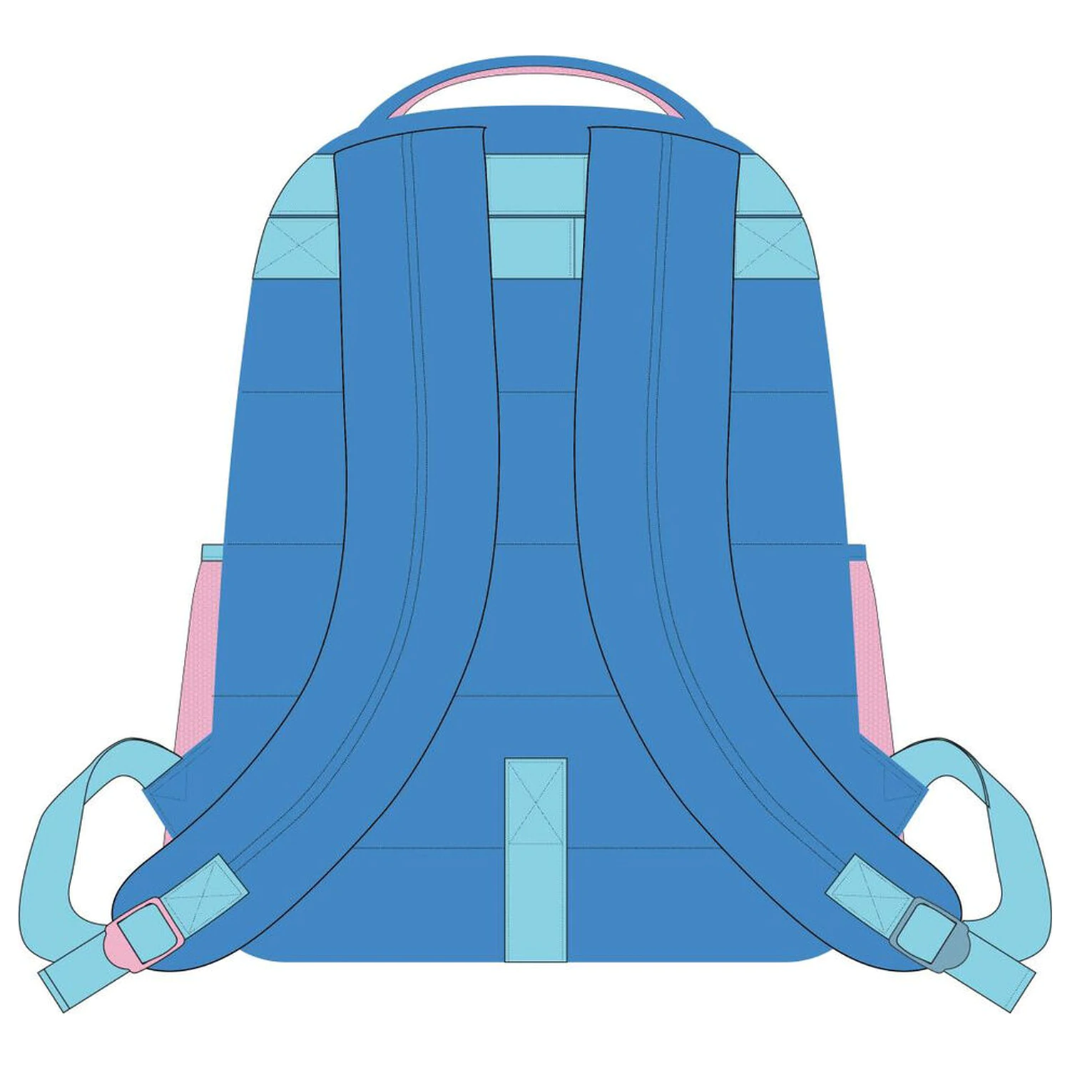 Disney Stitch adaptable backpack 42cm product photo