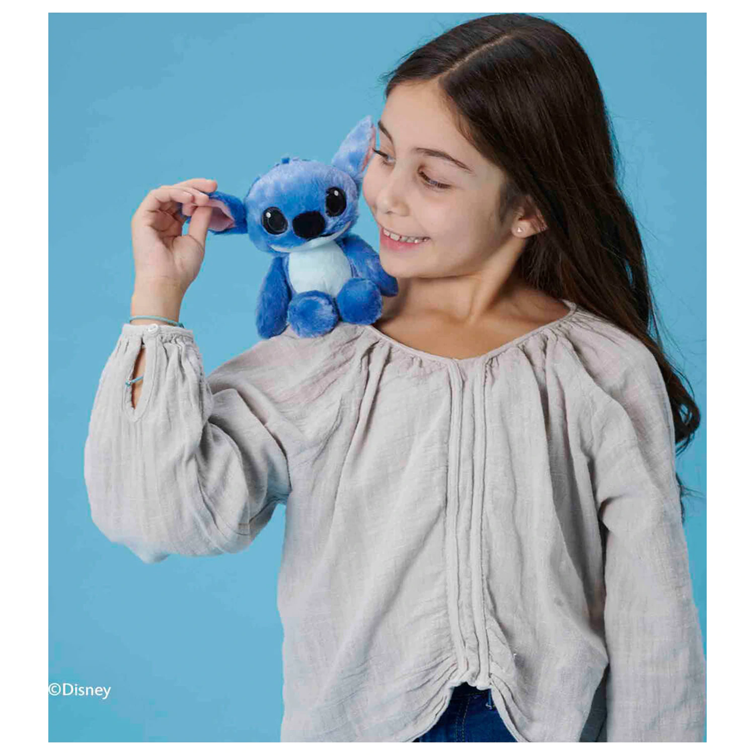 Disney Stitch The Movie plush toy shoulder 12cm product photo