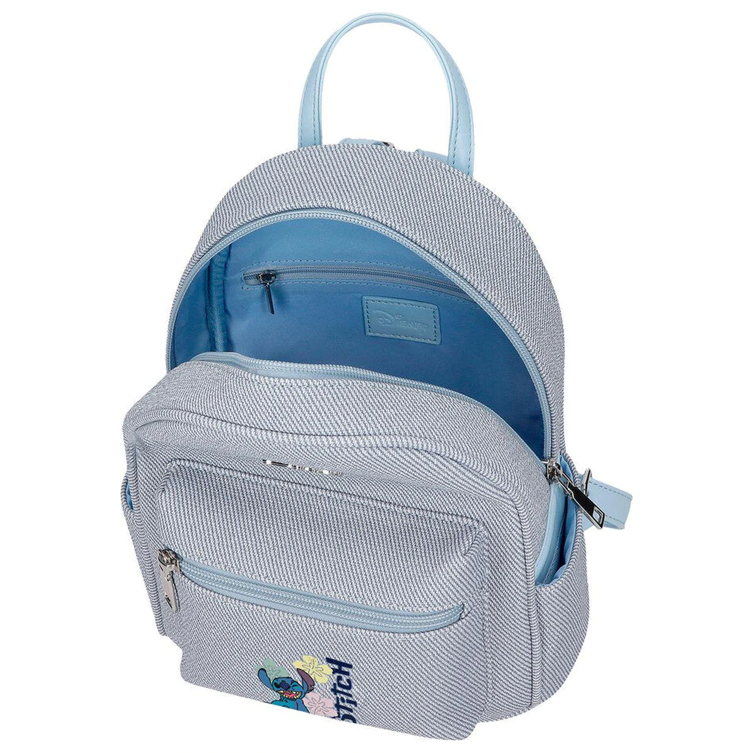 Disney Stitch Tiki walking backpack denim 23cm product photo