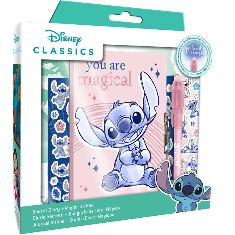 Disney Stitch secret diary + magic pen product photo