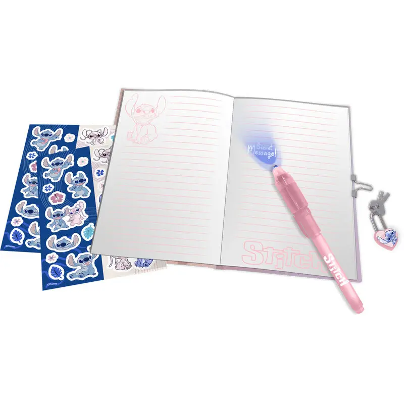 Disney Stitch secret diary + magic pen termékfotó