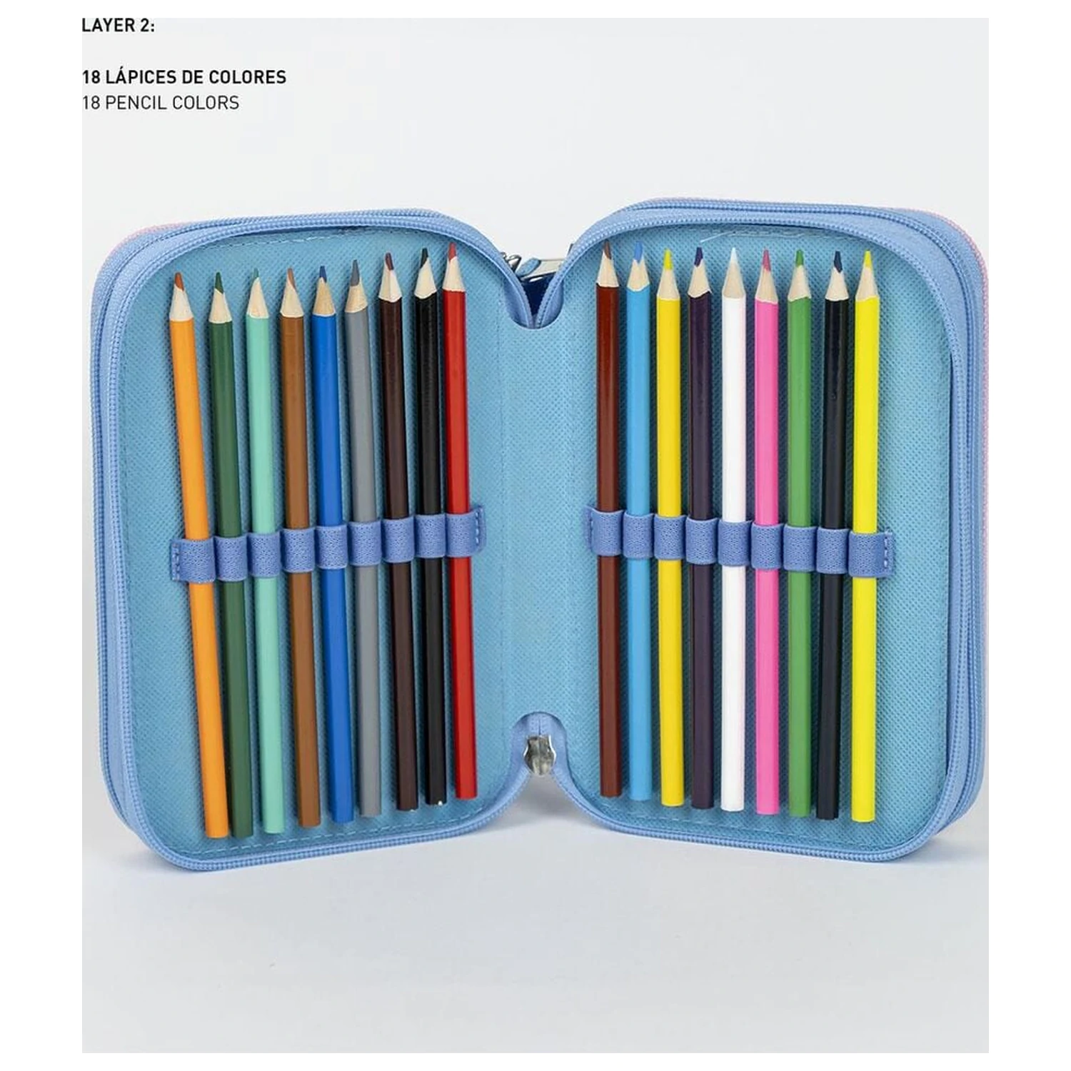 Disney Stitch triple pencil case product photo