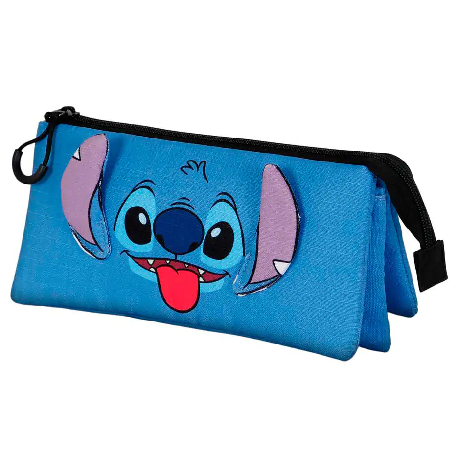 Disney Stitch Tongue triple pencil case termékfotó