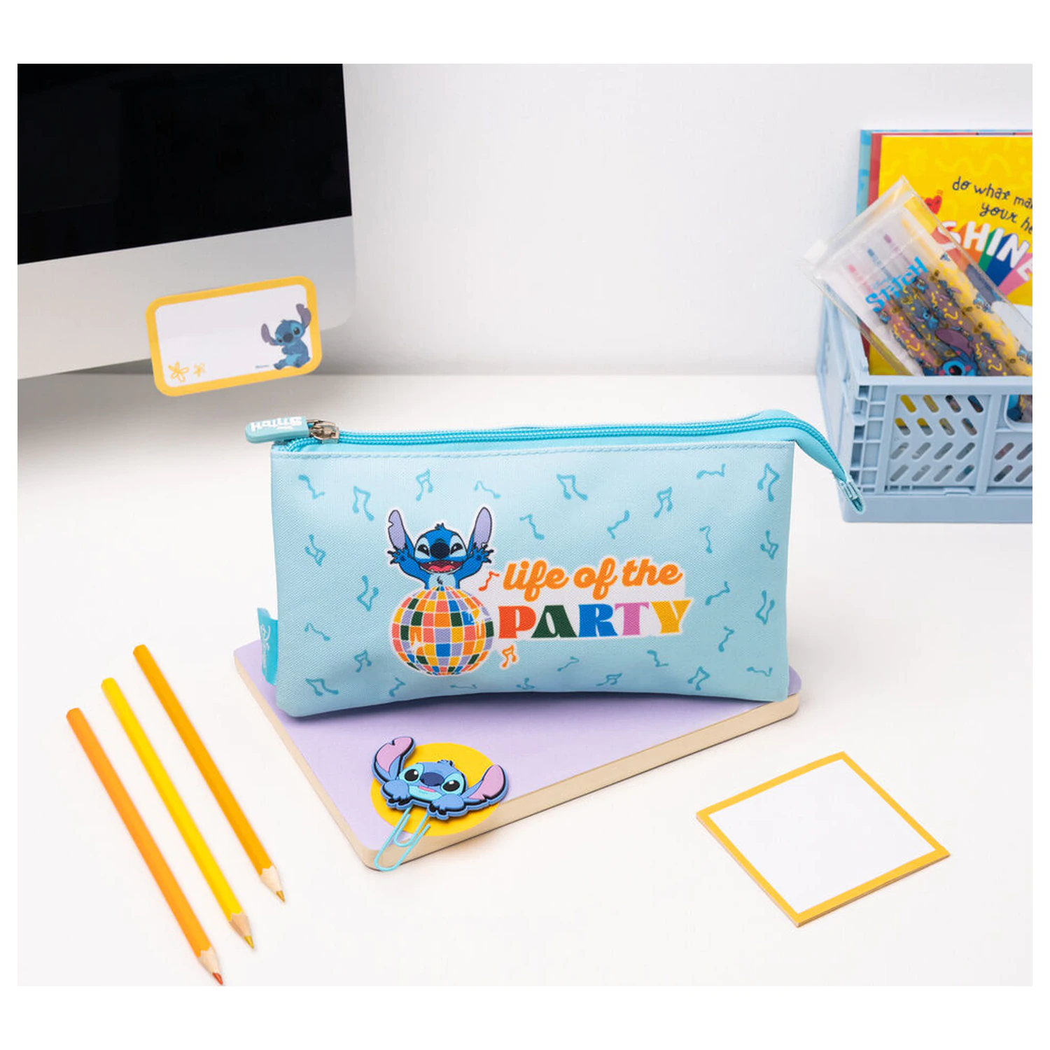 Disney Stitch triple pencil case product photo