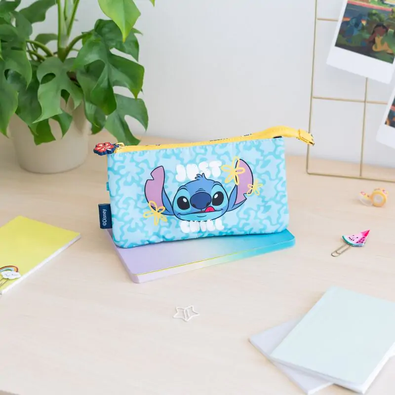 Disney Stitch triple pencil case termékfotó