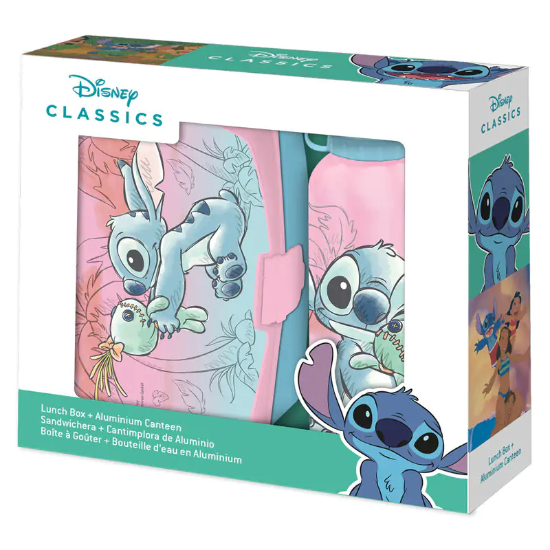 Disney Stitch lunch box + aluminium bottle set 500ml termékfotó