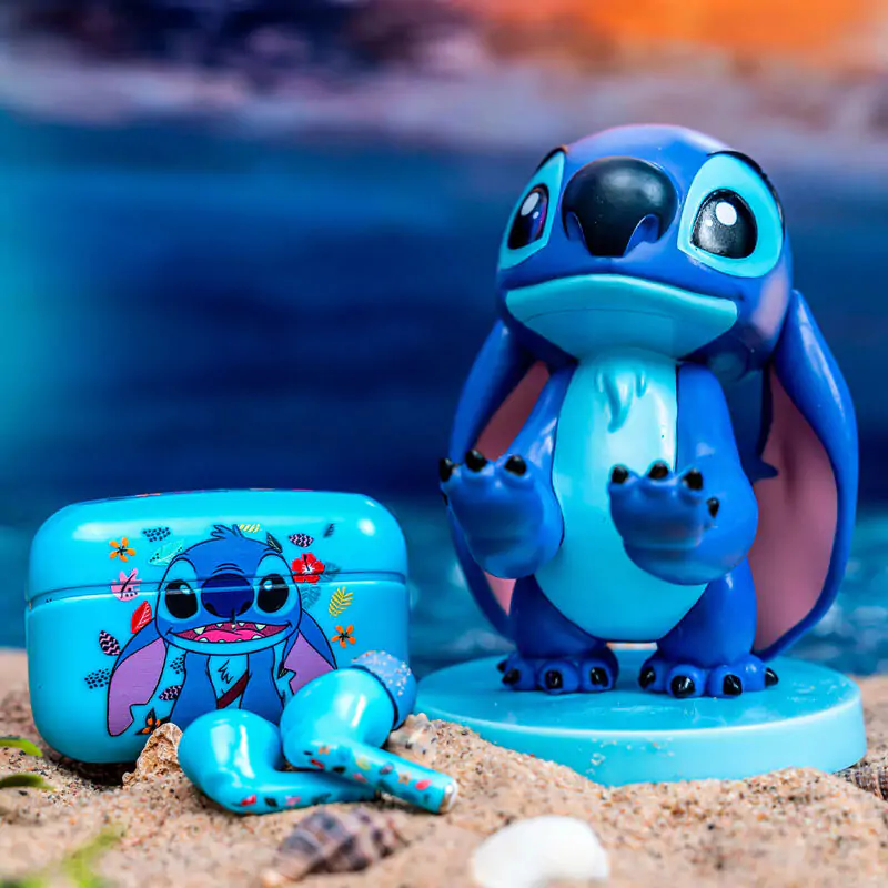 Disney Stitch Wireless Headphones & mini cable guy product photo