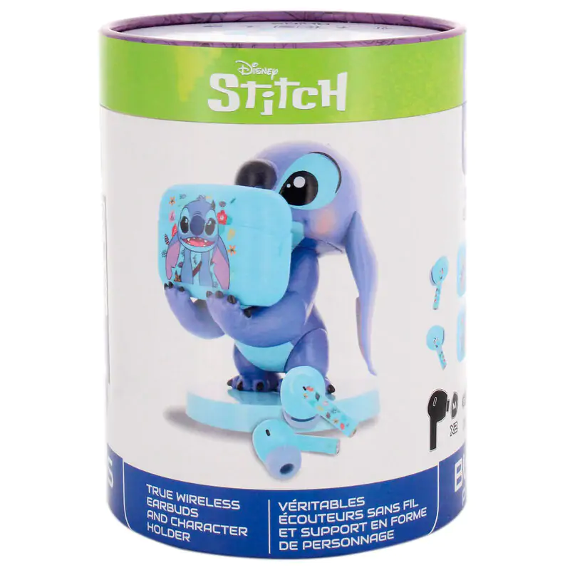 Disney Stitch Wireless Headphones & mini cable guy product photo