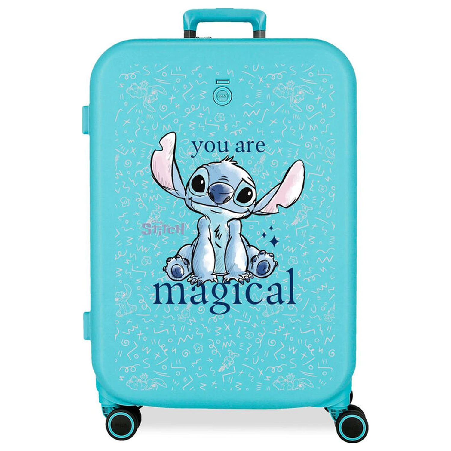 Disney Stitch You Are Magical ABS trolley suitcase 70cm product photo