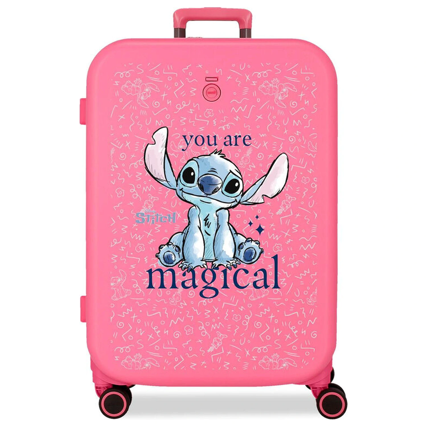Disney Stitch You Are Magical ABS trolley suitcase 70cm product photo