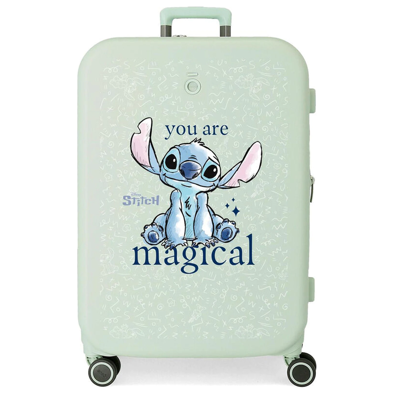 Disney Stitch You Are Magical ABS trolley suitcase 70cm product photo