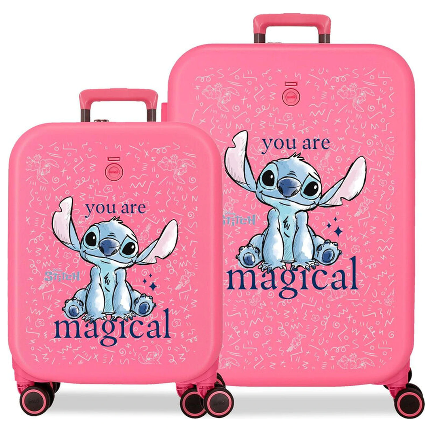 Disney Stitch You Are Magical Set 2 ABS trolley suitcases 55-70cm product photo