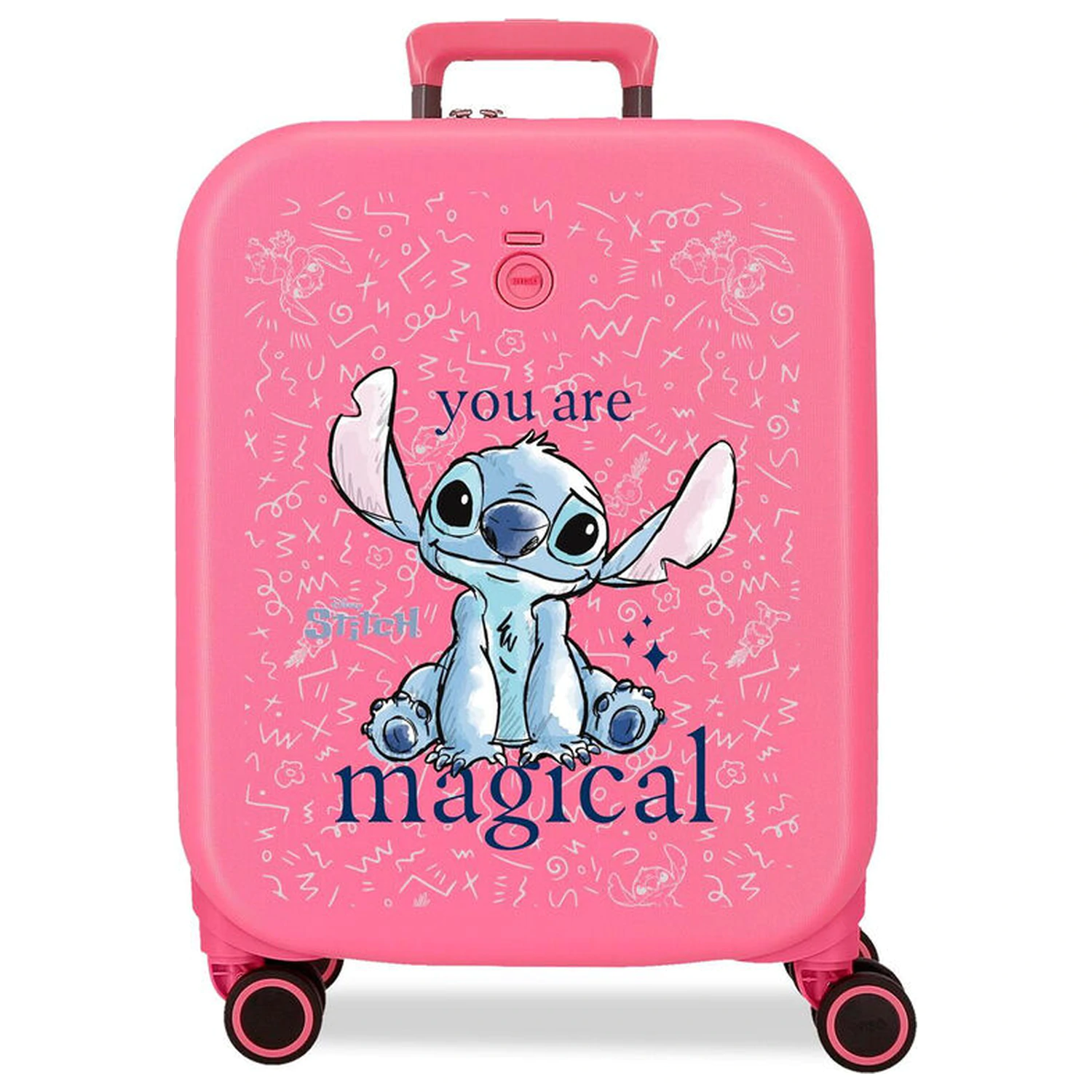 Disney Stitch You Are Magical Expandable ABS trolley suitcase 55cm product photo